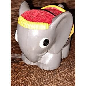 Lehmann Toy Friction Circus Elephant Basta, West Germany, Vintage
